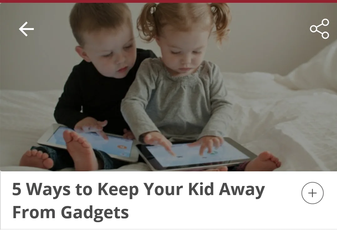 You are currently viewing 5 Ways to Keep Your Kid Away From Gadgets