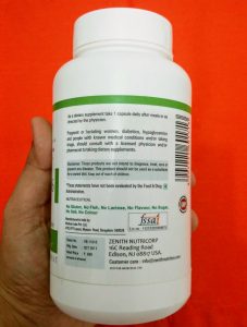 Zenith Nutrition’s Vitamin B6 supplement