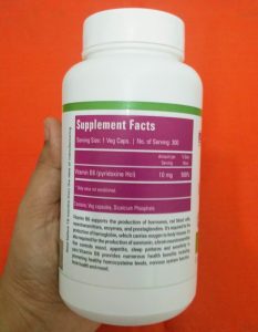 Zenith Nutrition’s Vitamin B6 supplement