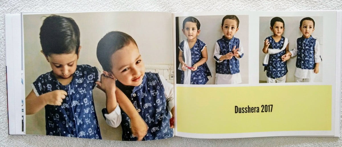 Customized photo book