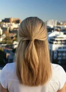 Half-tie: Quick Hairstyles For Busy Moms