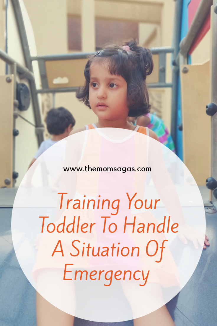 Training your toddler to handle a situation of emergency